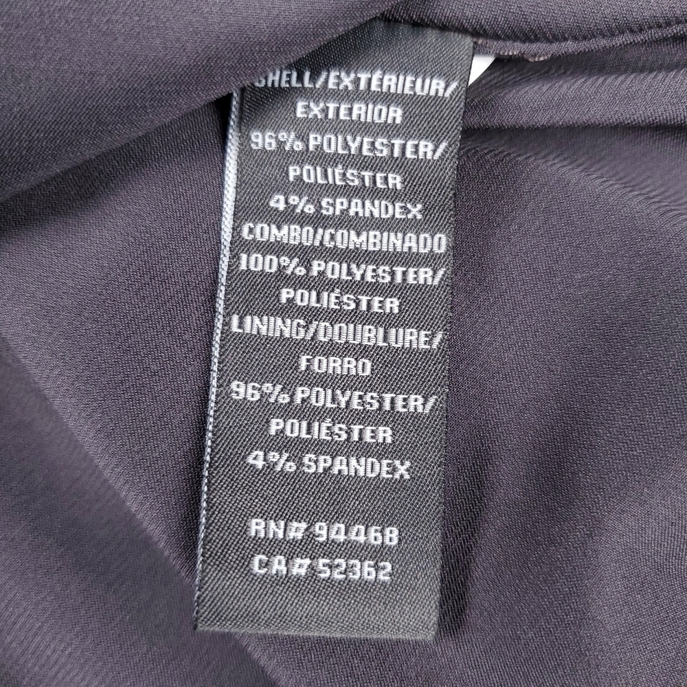 Vera Wang Gorgeous Black Charcoal Formal Dress Size 4 - Picture 9 of 13